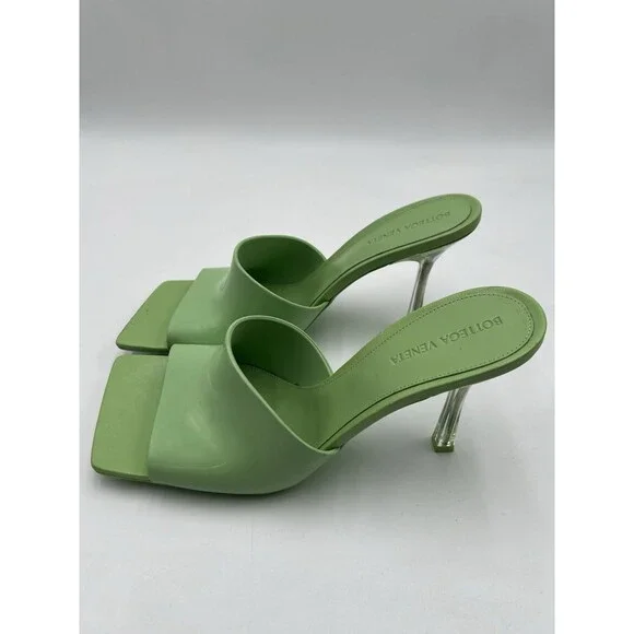 Women’s Bottega Veneta Rubber Mule Sandals in color pistachio Size 41 - Picture 3 of 6